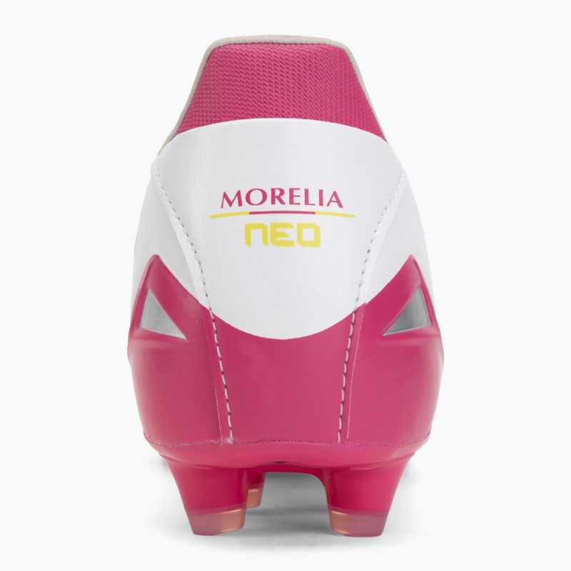 Scarpe da calcio Mizuno Morelia Neo IV Pro FG white/fuchsia purple/fuchsia purple 6