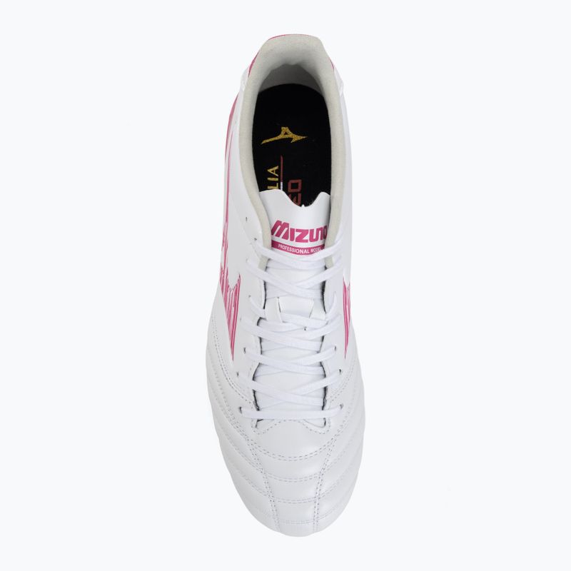 Scarpe da calcio Mizuno Morelia Neo IV Pro AG white/fuchsia purple/fuchsia purple 5