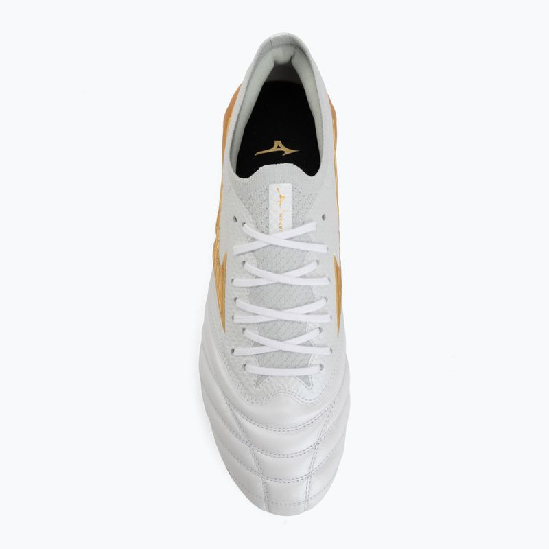 Scarpe da calcio Mizuno Morelia Neo IV Beta Japan FG white/mp gold/cool gray 3c 5