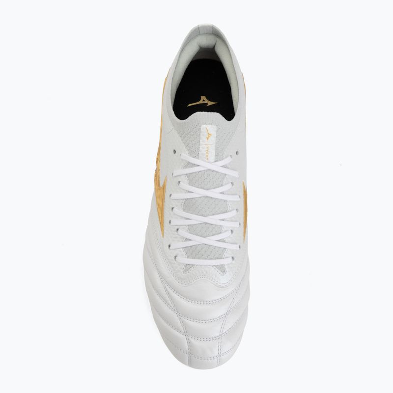 Scarpe da calcio Mizuno Morelia Neo IV Beta Japan AG white/mp gold/cool gray 3c 5