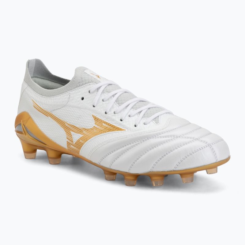Scarpe da calcio Mizuno Morelia Neo IV Beta Elite FG white/mp gold/cool gray 3c