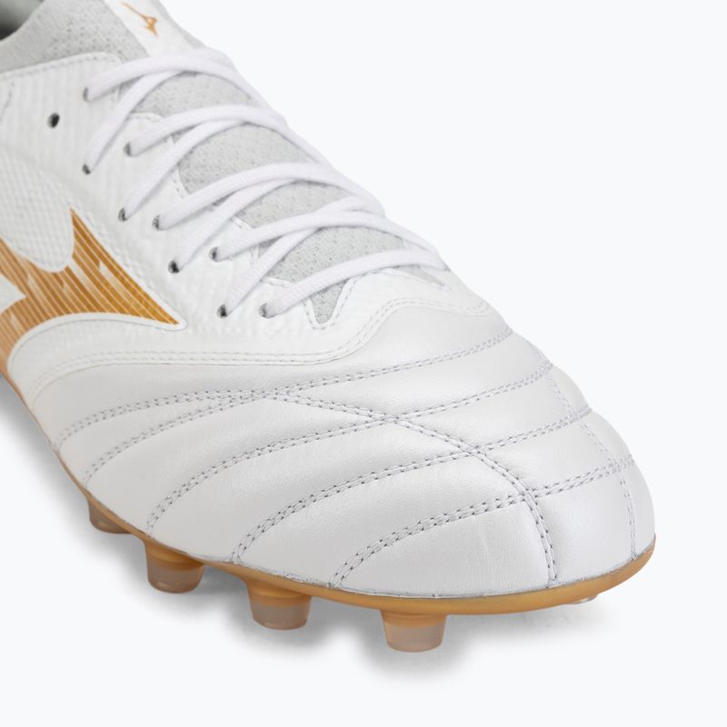 Scarpe da calcio Mizuno Morelia Neo IV Beta Elite FG white/mp gold/cool gray 3c 7