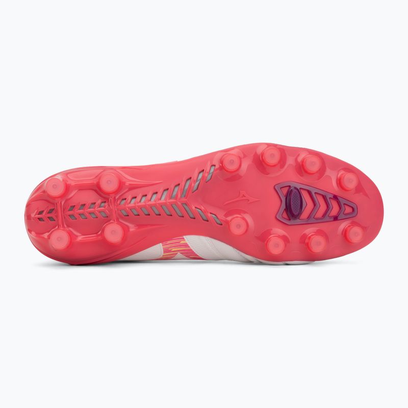 Scarpe da calcio Mizuno Morelia Neo IV Beta Elite FG white/pink tetra/fuchsia purple 4