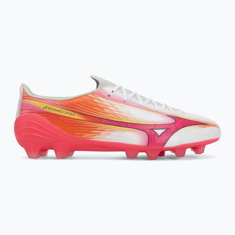 Scarpe da calcio Mizuno Alfa III Pro FG white/fuchsia purple 2