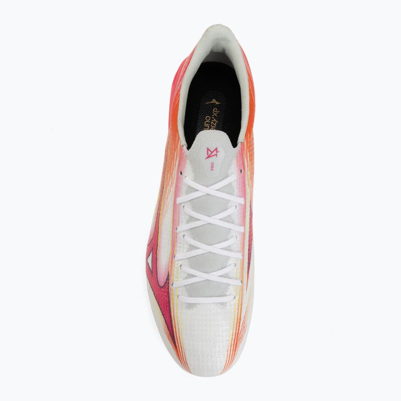 Scarpe da calcio Mizuno Alfa III Pro FG white/fuchsia purple 5