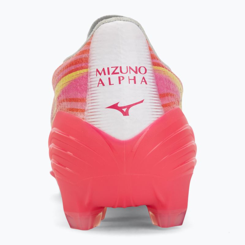 Scarpe da calcio Mizuno Alfa III Pro FG white/fuchsia purple 6