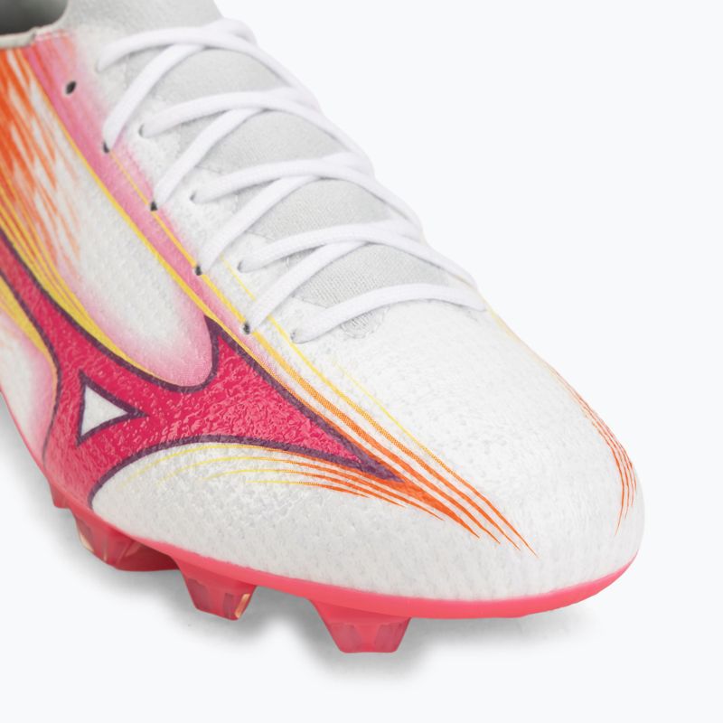 Scarpe da calcio Mizuno Alfa III Pro FG white/fuchsia purple 7