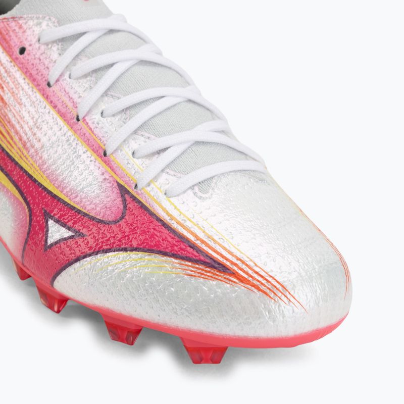 Scarpe da calcio Mizuno Alfa III Elite FG white/fuchsia purple 7