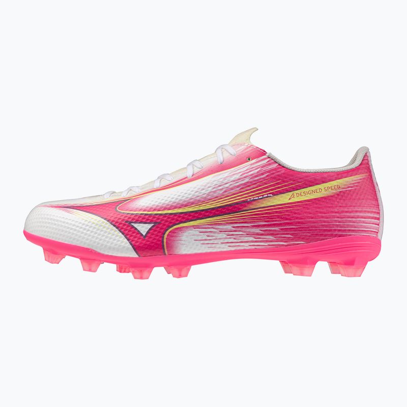 Scarpe da calcio Mizuno Alfa III Select FG white/fuchsia purple