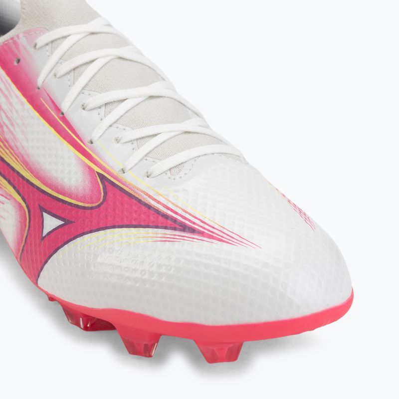 Scarpe da calcio Mizuno Alfa III Select FG white/fuchsia purple 7