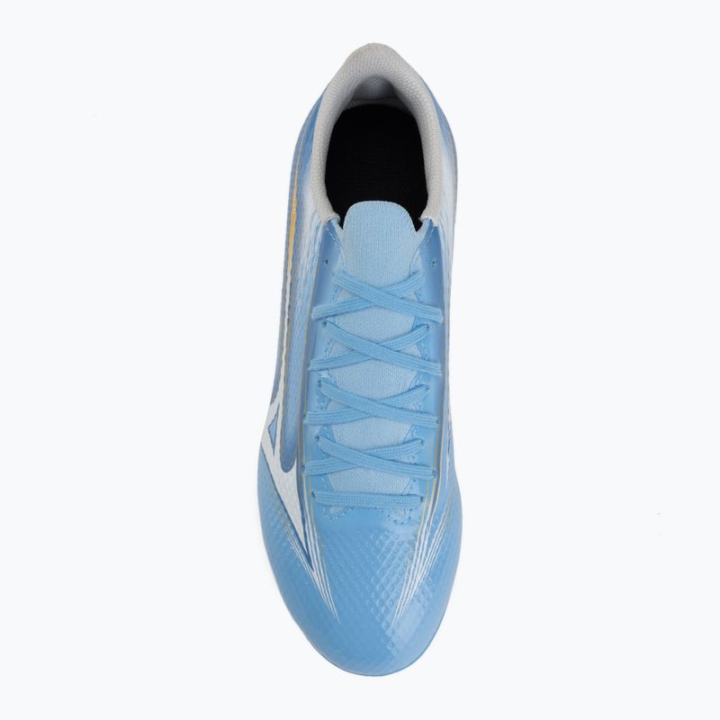 Scarpe da calcio junior Mizuno Alfa III Select Jr FG sky blue/white 5