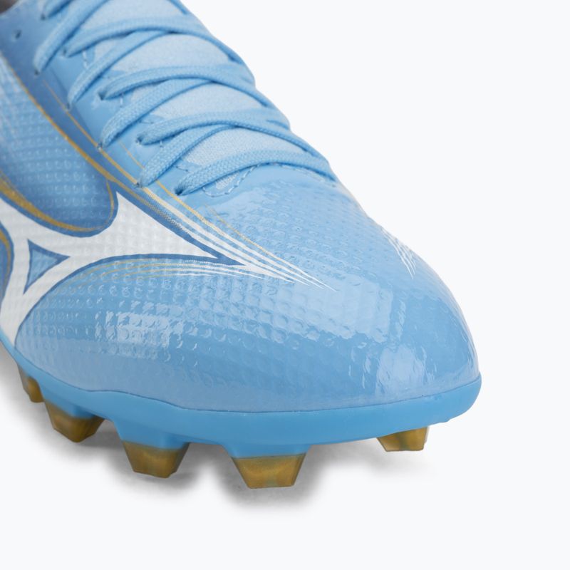 Scarpe da calcio junior Mizuno Alfa III Select Jr FG sky blue/white 7