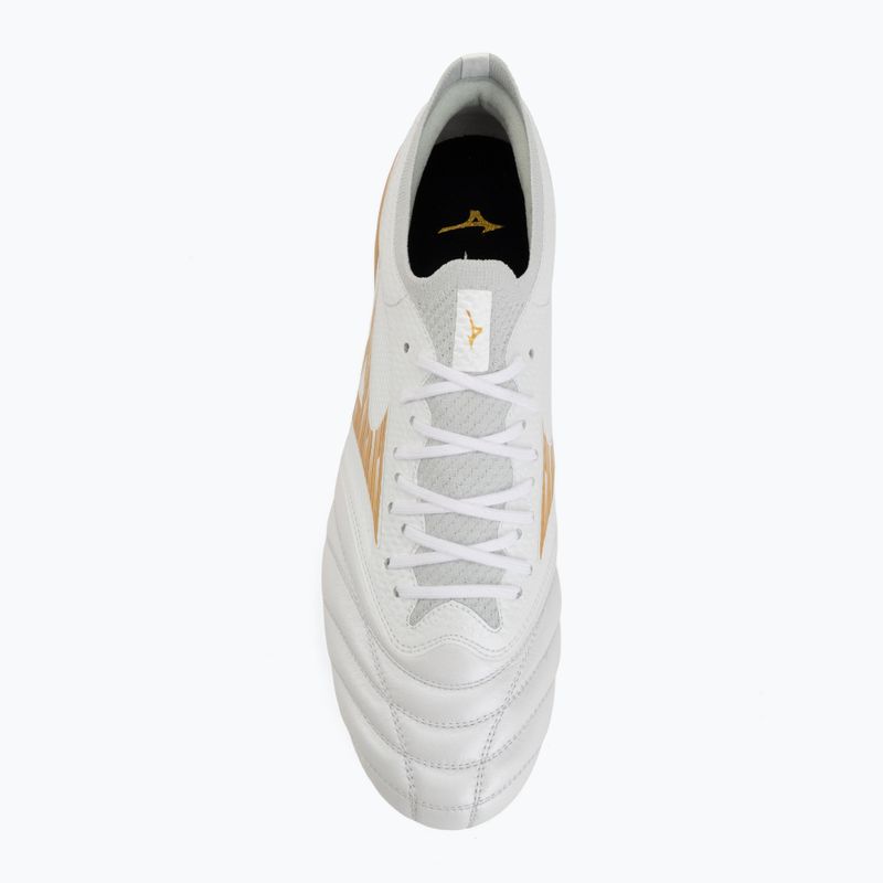 Scarpe da calcio Mizuno Morelia Neo IV Beta Elite Mix white/mp gold/cool gray 3c 5