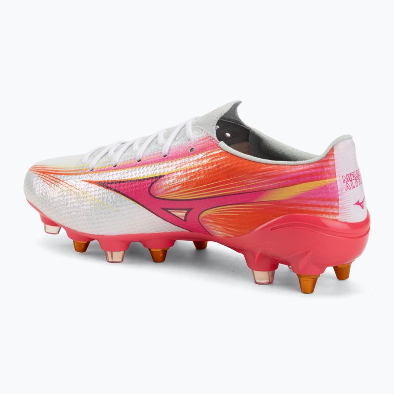 Scarpe da calcio Mizuno Alpha III Japan Mix white/fuchsia purple 3