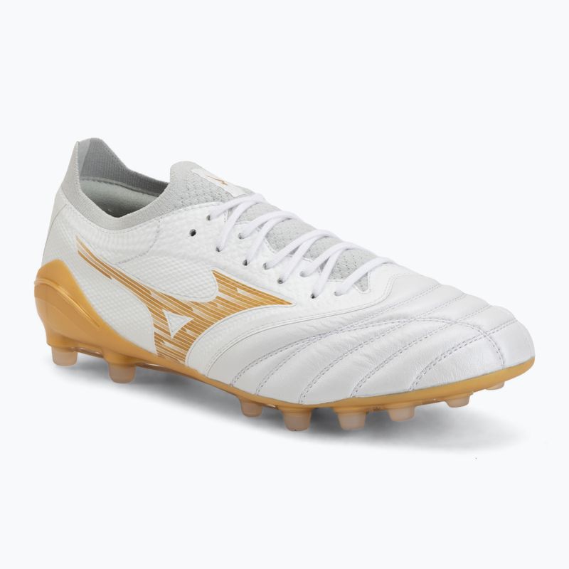 Scarpe da calcio Mizuno Morelia Neo IV Beta Elite AG white/mp gold/cool gray 3c