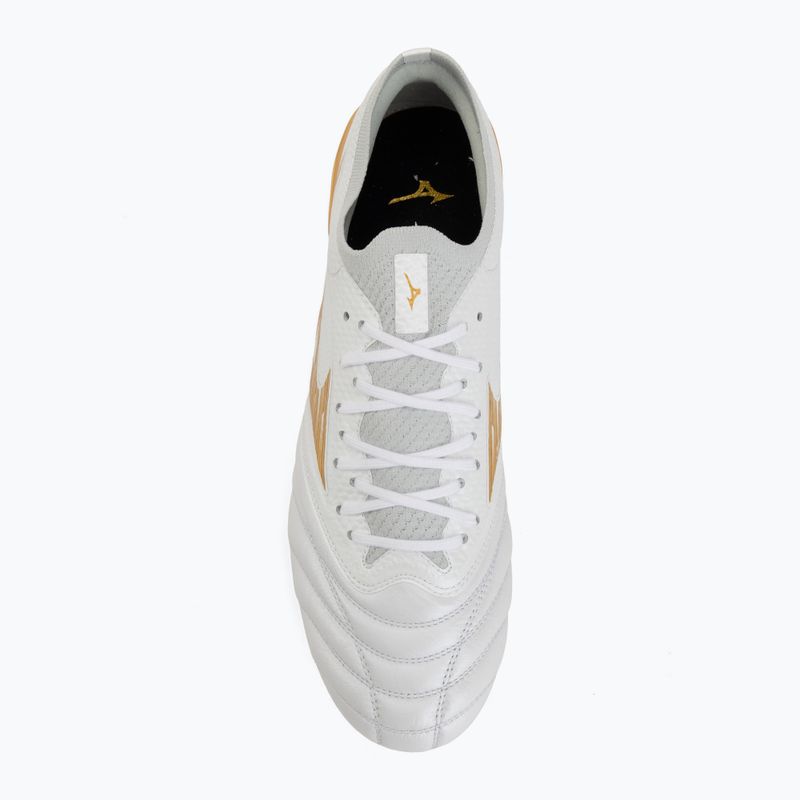 Scarpe da calcio Mizuno Morelia Neo IV Beta Elite AG white/mp gold/cool gray 3c 5