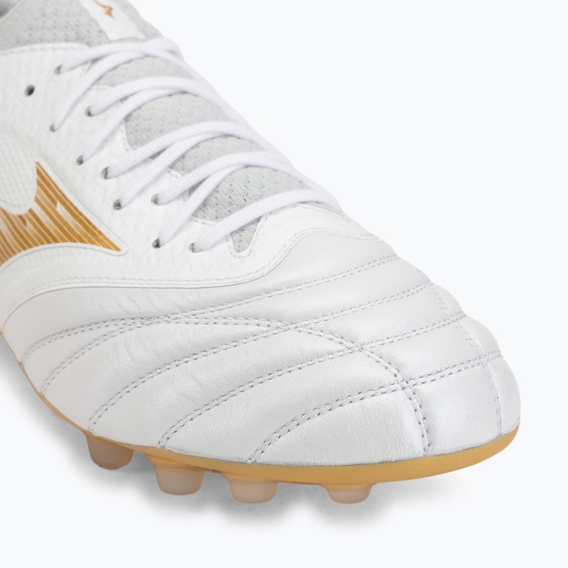 Scarpe da calcio Mizuno Morelia Neo IV Beta Elite AG white/mp gold/cool gray 3c 7