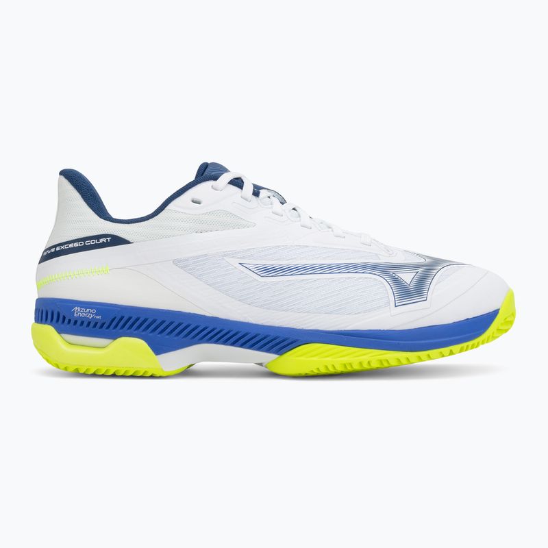 Scarpe da tennis Mizuno Wave Exceed Court CC white/dazzling blue/lightning 2