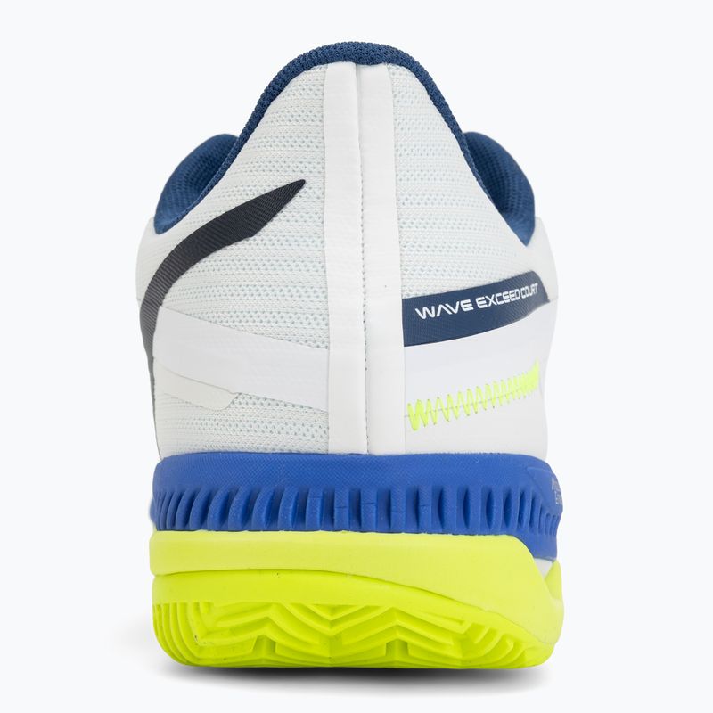 Scarpe da tennis Mizuno Wave Exceed Court CC white/dazzling blue/lightning 6