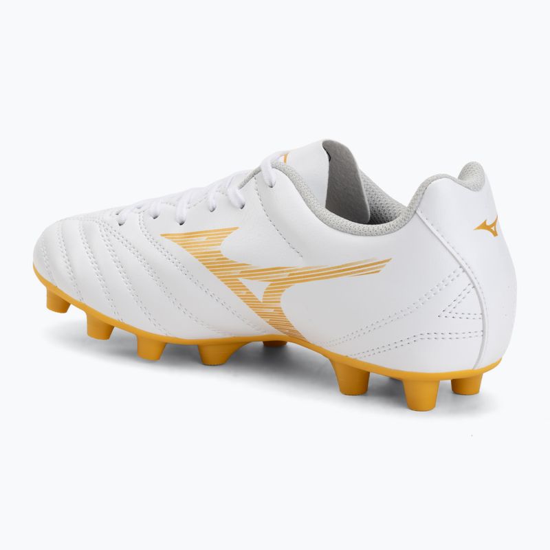 Scarpe da calcio junior Mizuno Monarcida Neo III Select FG white/mp gold 3