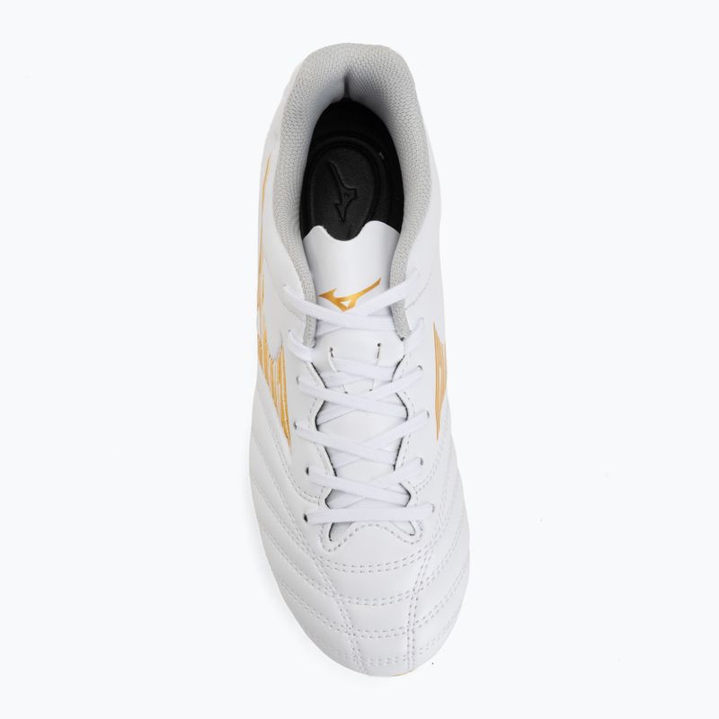Scarpe da calcio junior Mizuno Monarcida Neo III Select FG white/mp gold 5