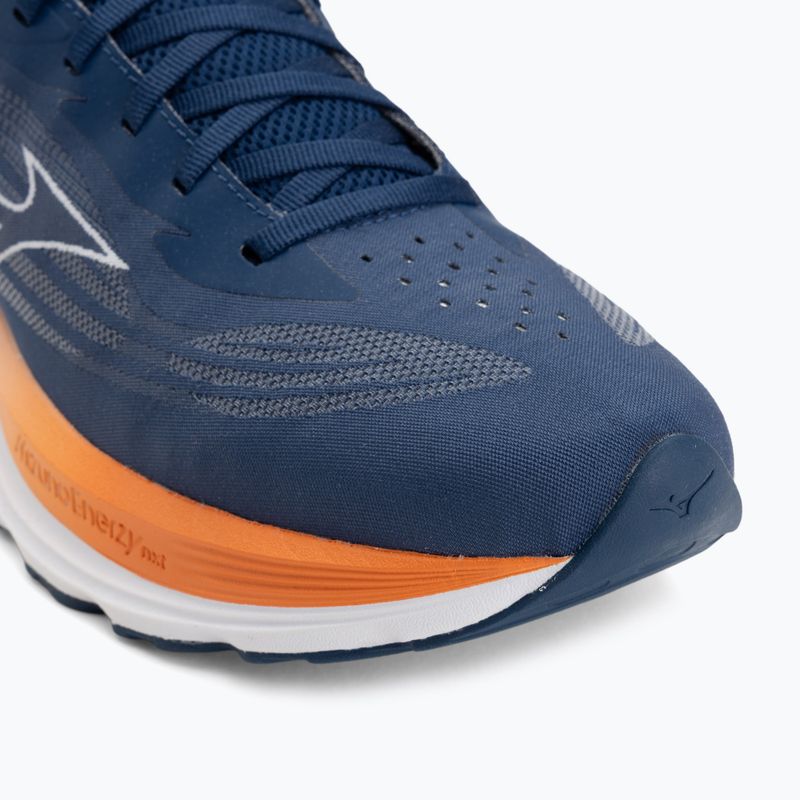 Scarpe da corsa uomo Mizuno Wave Skyrise 7 estate blue/white/coral rose 7
