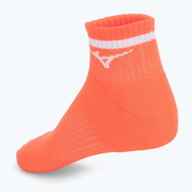Calze Mizuno Training Mid With Line Lava Orange 2