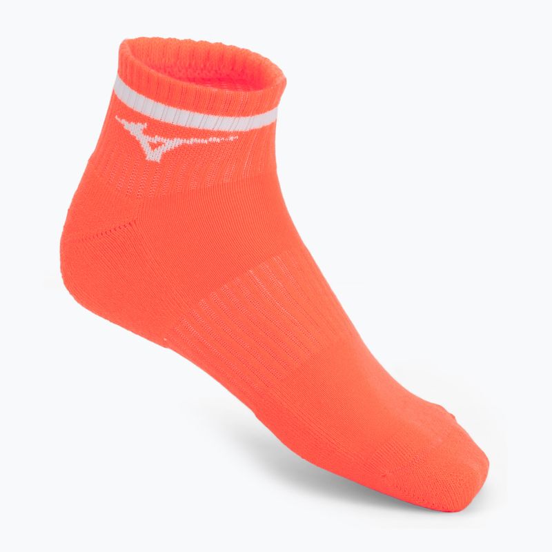 Calze Mizuno Training With Line white/cloudspace/lava orange 4