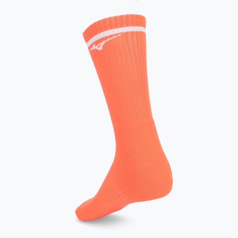 Calze Mizuno Training With Line Lava Orange 2