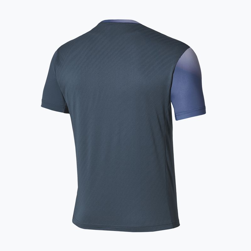 Maglietta da tennis da uomo Mizuno Graphic Short Sleeve Tee insigna blue 2