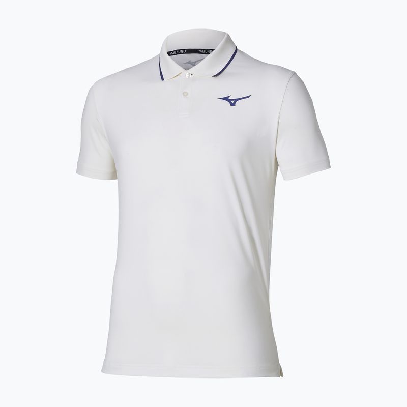 Maglietta da tennis da uomo Mizuno Tennis Short Sleeve Polo white