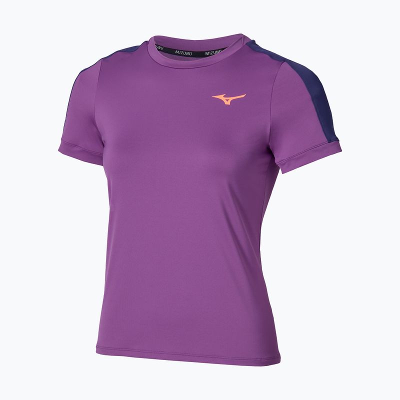 Maglietta da tennis da donna Mizuno Tennis Short Sleeve Tee dahlia