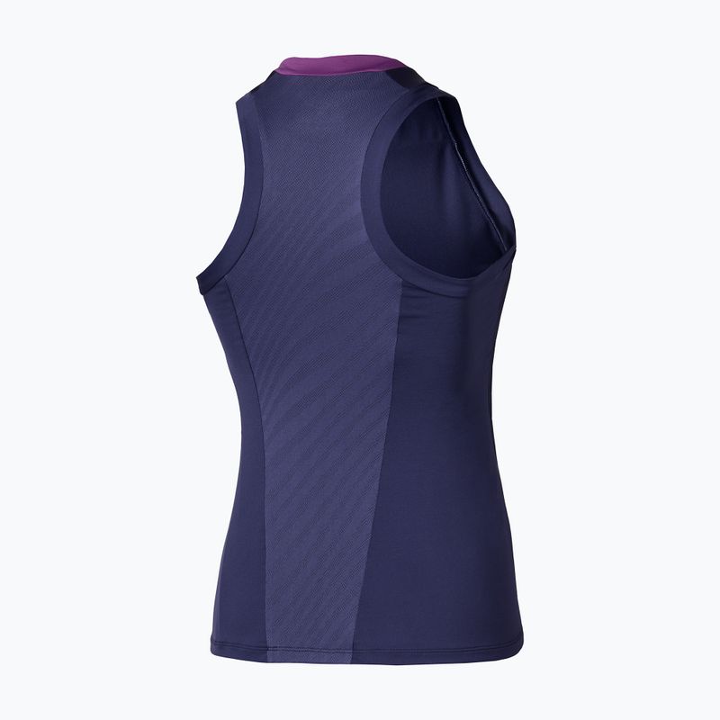 Maglietta da tennis da donna Mizuno Tennis Tank beacon blue 2