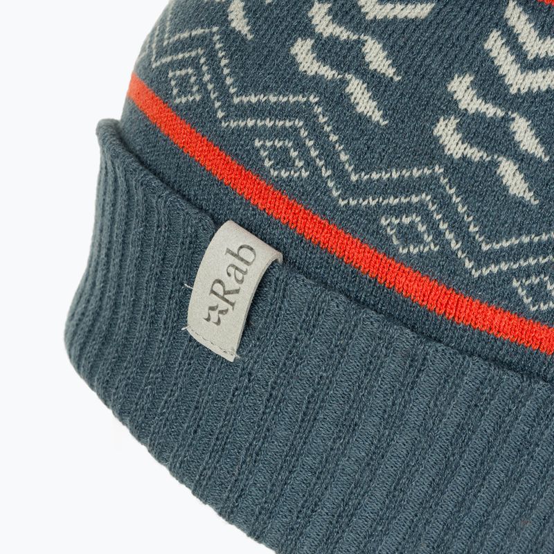 Berretto invernale Rab Khroma Bobble orion blu/rosso pompelmo 4