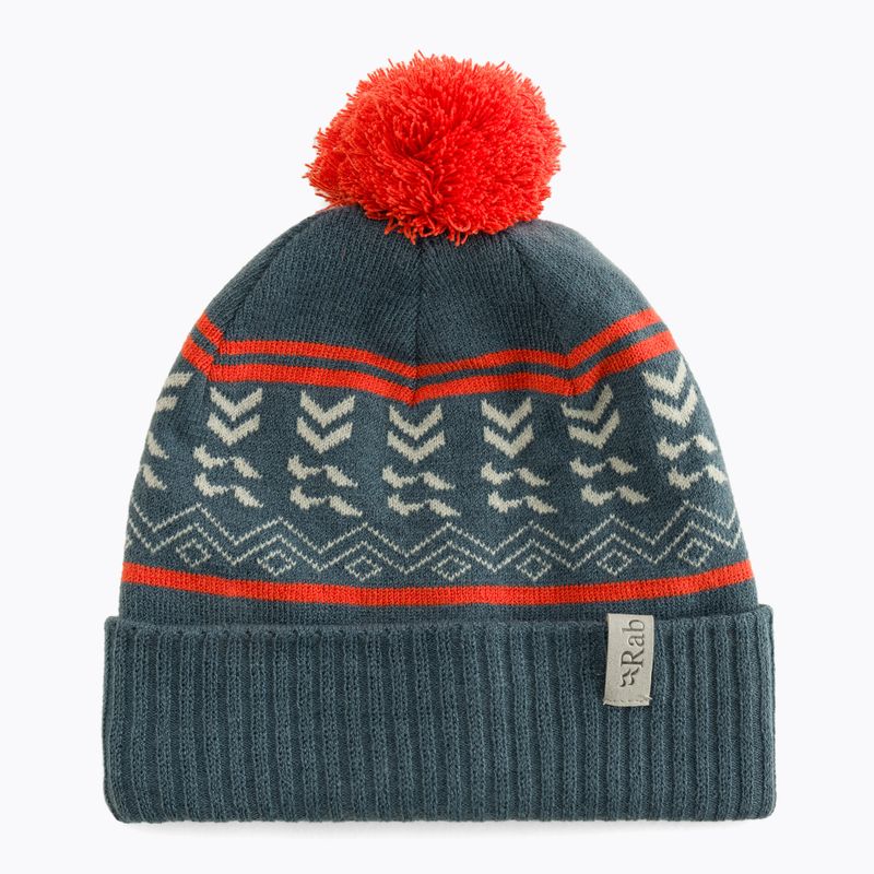 Berretto invernale Rab Khroma Bobble orion blu/rosso pompelmo 5