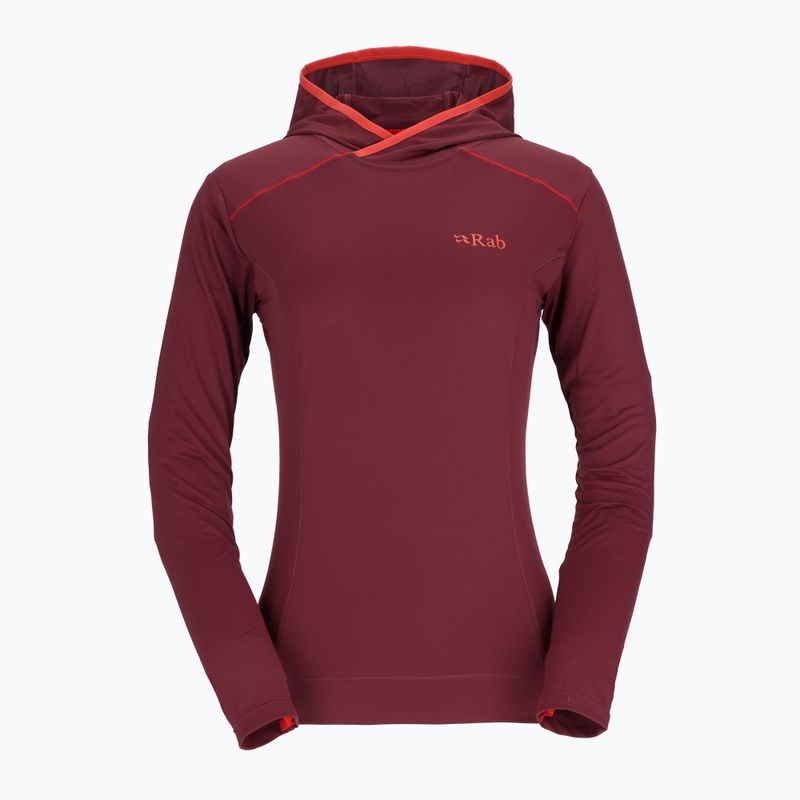Giacca da trekking da donna Rab Force Hoody deep heather 5