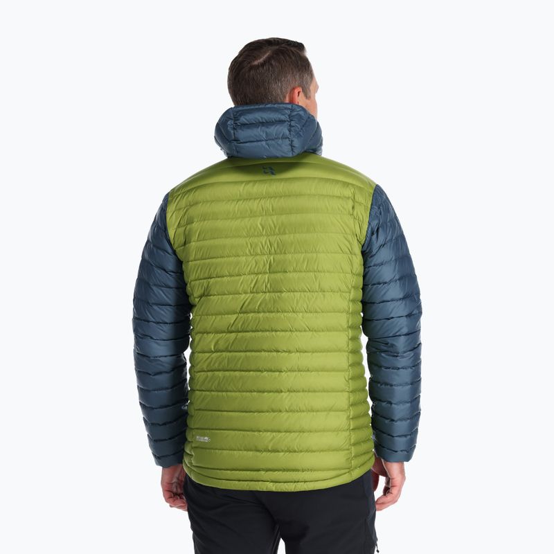 Piumino Rab Microlight Alpine da uomo blu orione/verde lampone 2