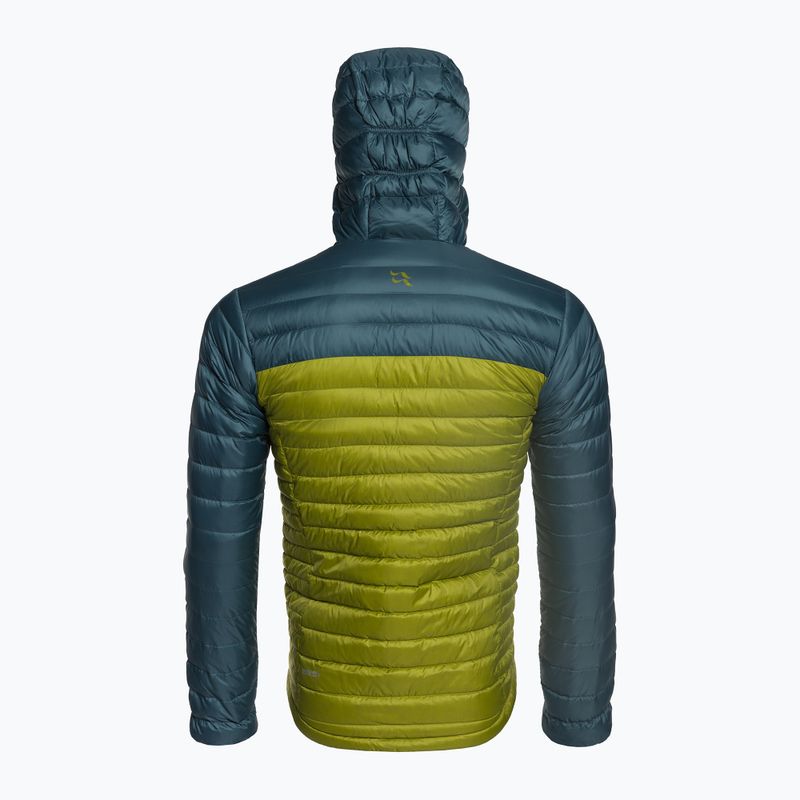 Piumino Rab Microlight Alpine da uomo blu orione/verde lampone 5