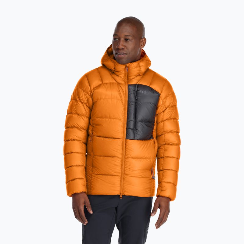 Piumino Rab Mythic Ultra marmalade da uomo