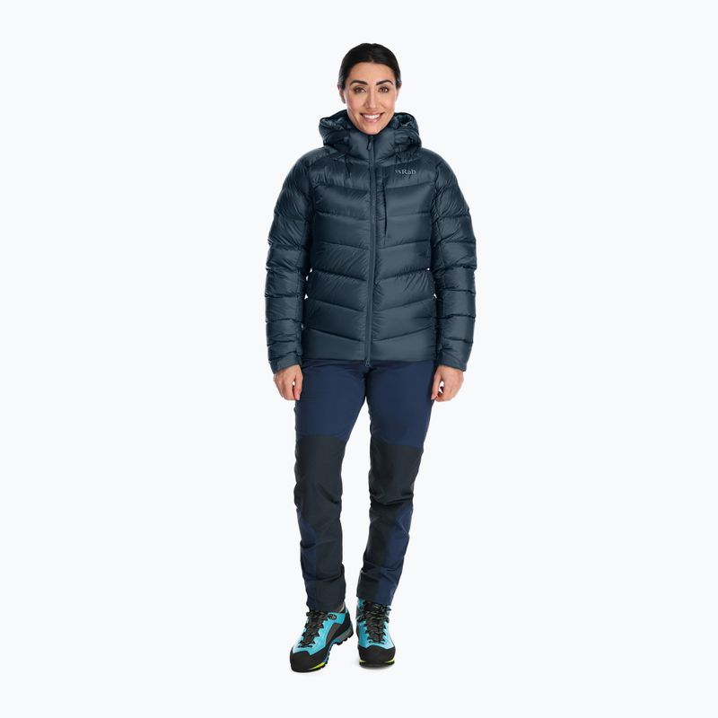 Piumino donna Rab Axion Pro blu orion 4