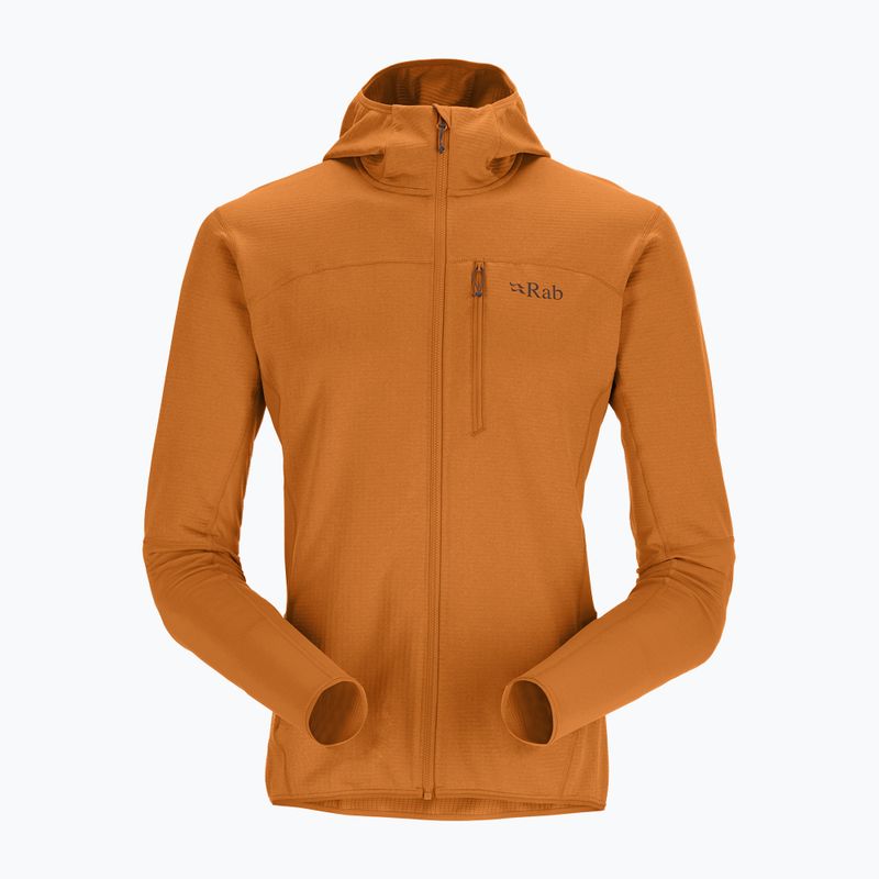 Felpa da trekking Rab Ascendor Hoody marmalade da uomo 4