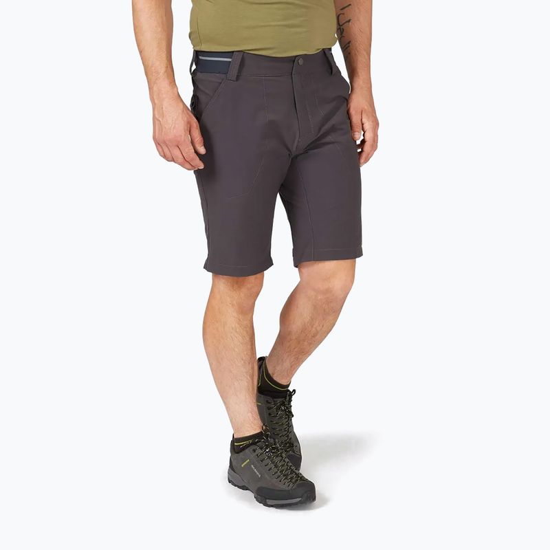 Pantaloncini da trekking da uomo Rab Venant Shorts antracite