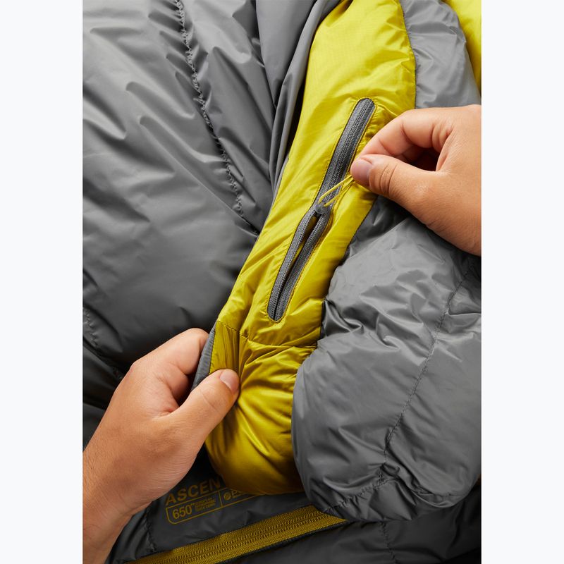 Sacco a pelo Rab Ascent Pro 400 grigio 9
