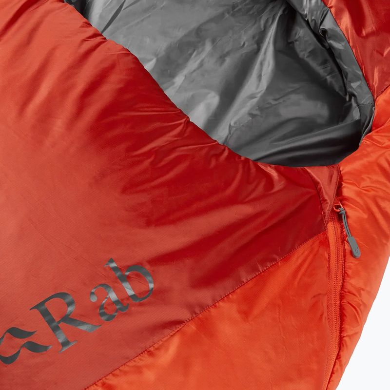 Sacco a pelo Rab Solar Eco 1 in argilla rossa 7