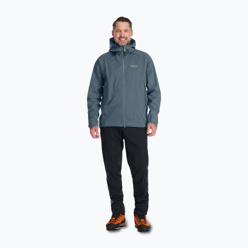 Rab Kinetic Alpine 2.0 giacca da pioggia da uomo blu orione 2
