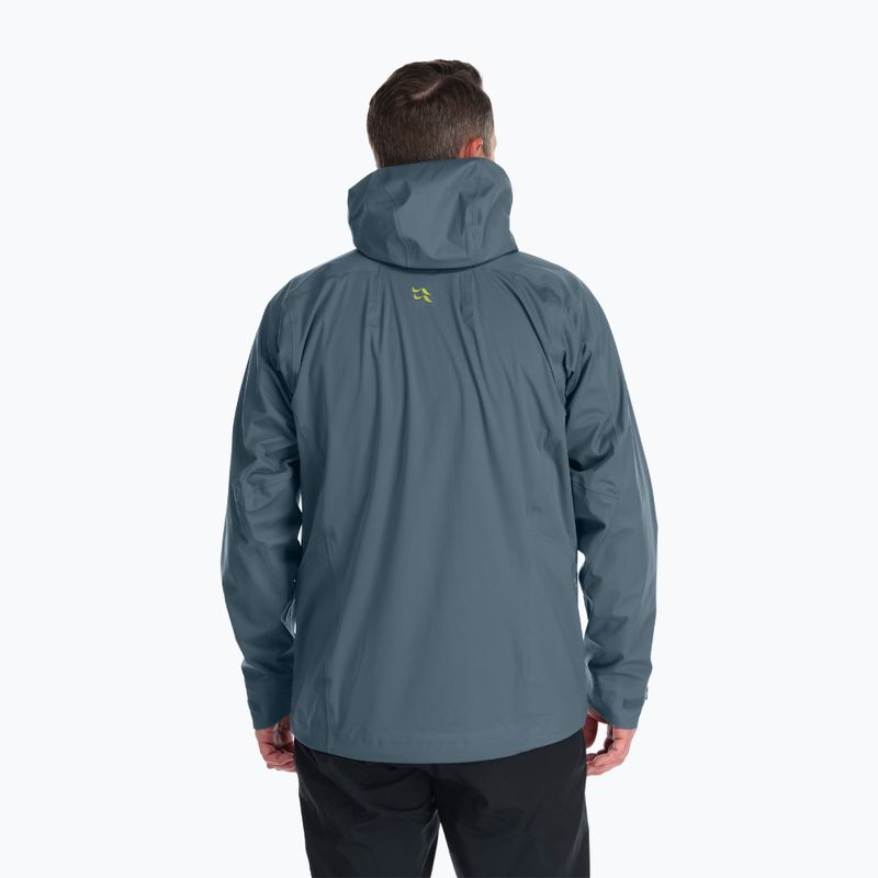 Rab Kinetic Alpine 2.0 giacca da pioggia da uomo blu orione 3