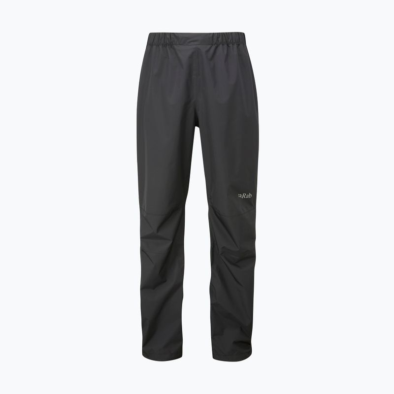 Pantaloni a membrana da uomo Rab Downpour Eco FZ Short nero