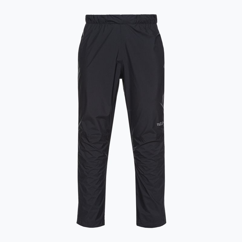 Pantaloni a membrana da uomo Rab Downpour Eco FZ Short nero 2