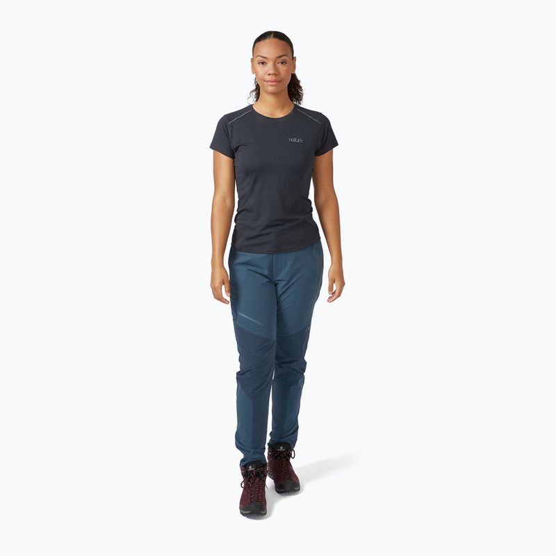 Pantaloni softshell donna Rab Torque Mountain orion blue/blue night 3