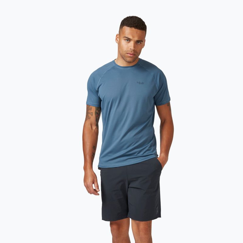 Maglietta da trekking Rab Sonic orion blu da uomo
